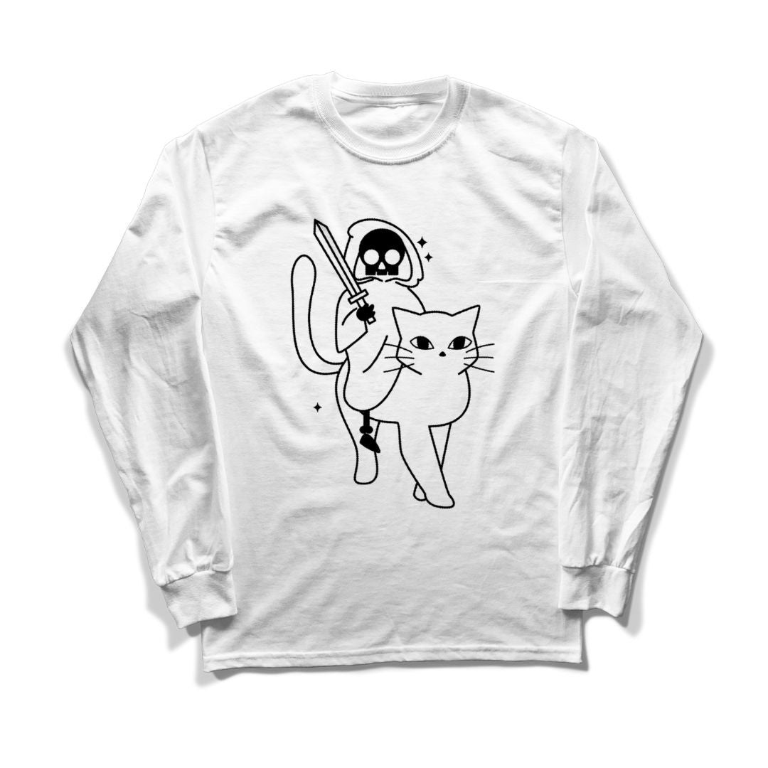 Diseño Skull Cat - Manga Larga