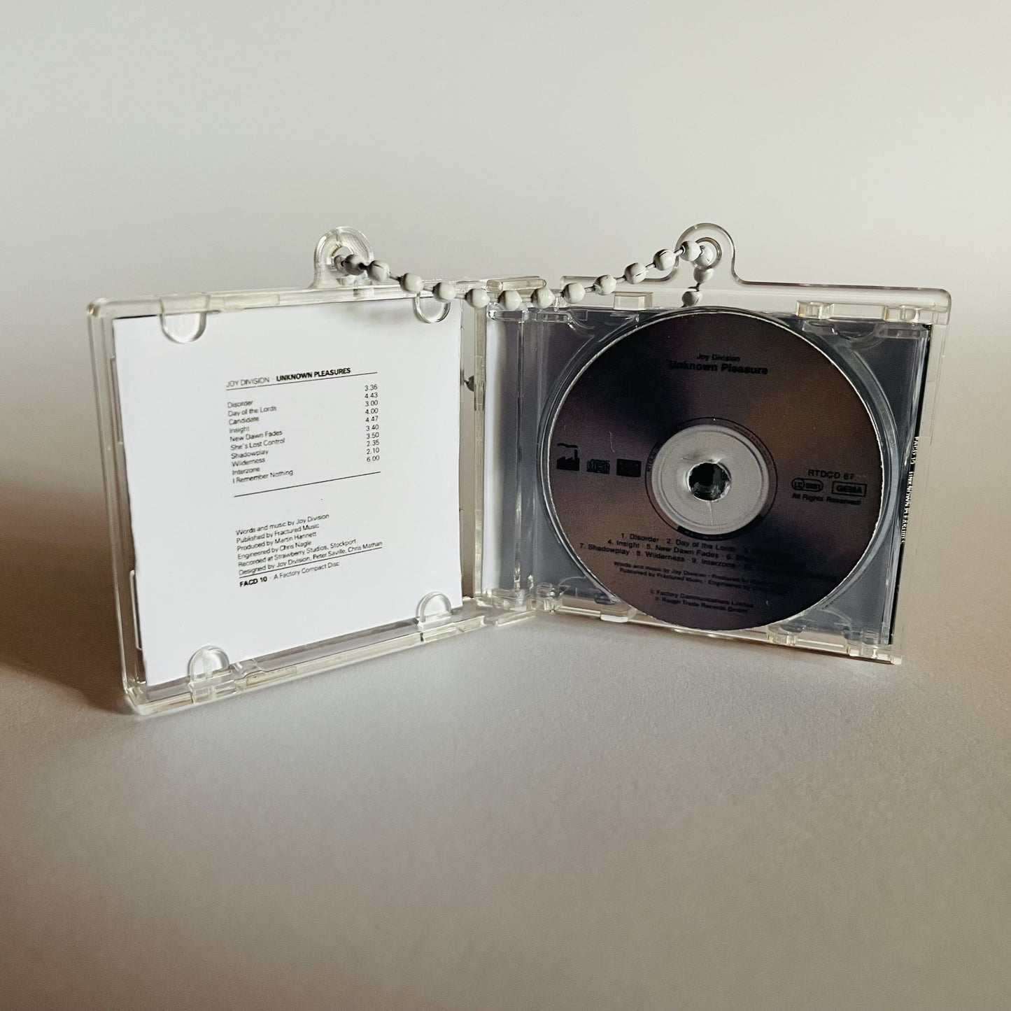 Llavero Mini CD NFC - Joy Division