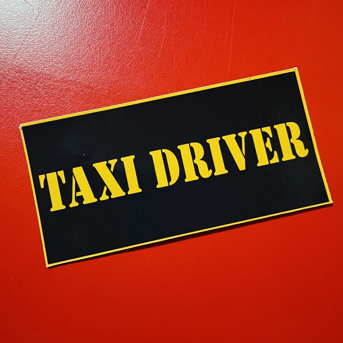 Sticker Taxi Driver