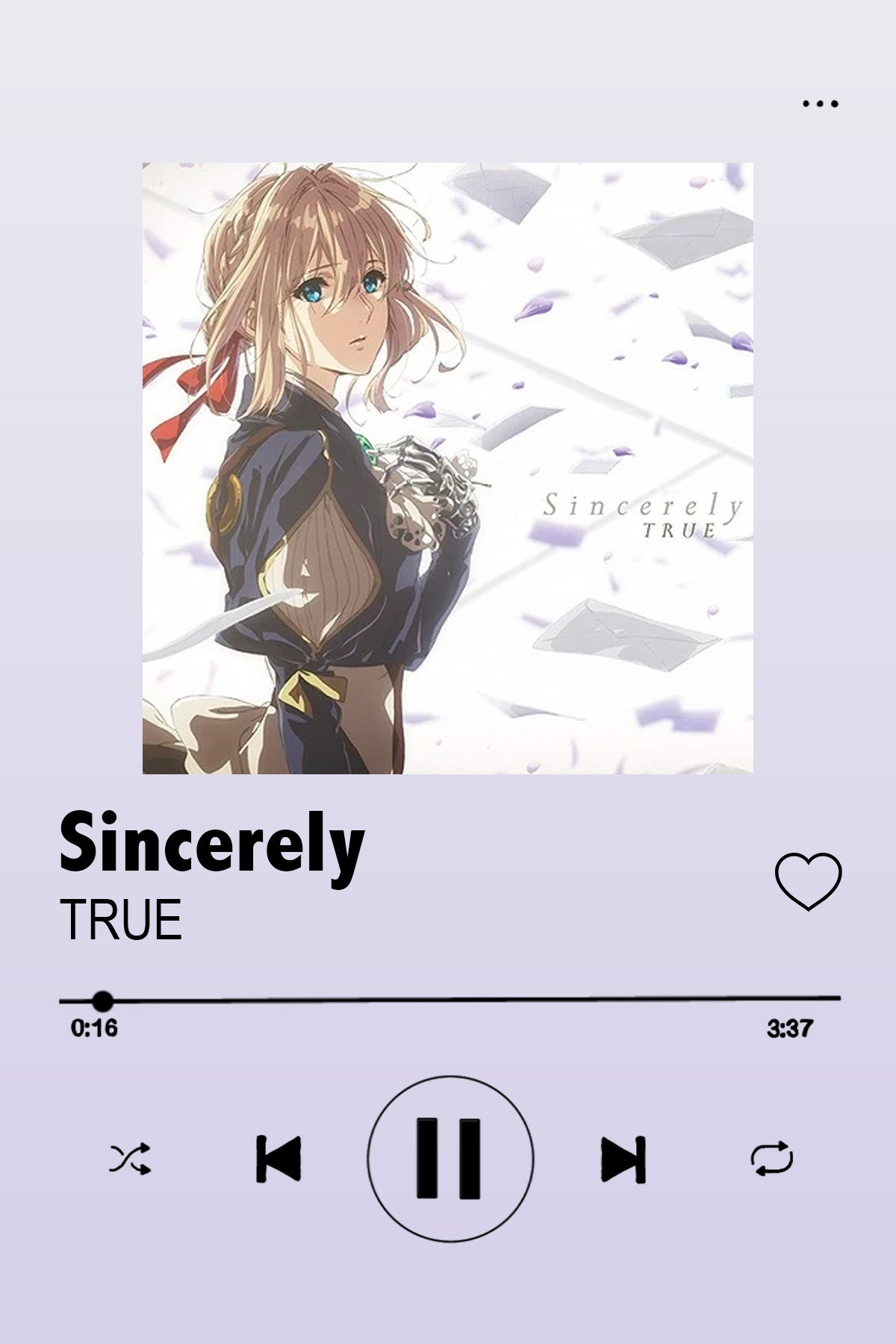 Pack 103 Anime Postcards Playlist