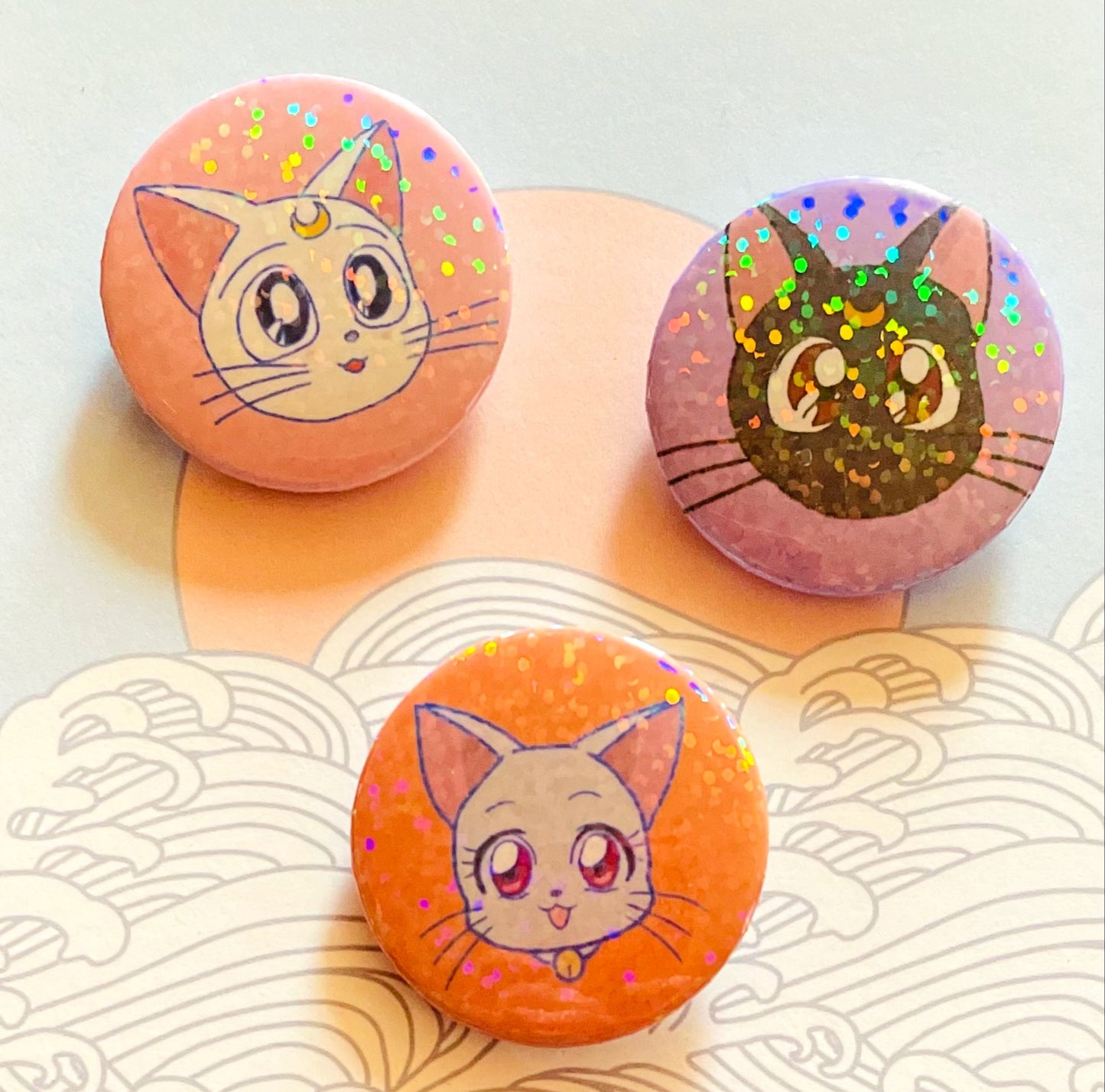 Chapitas: Sailor Cats