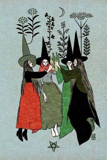 Afiches A4 - witch