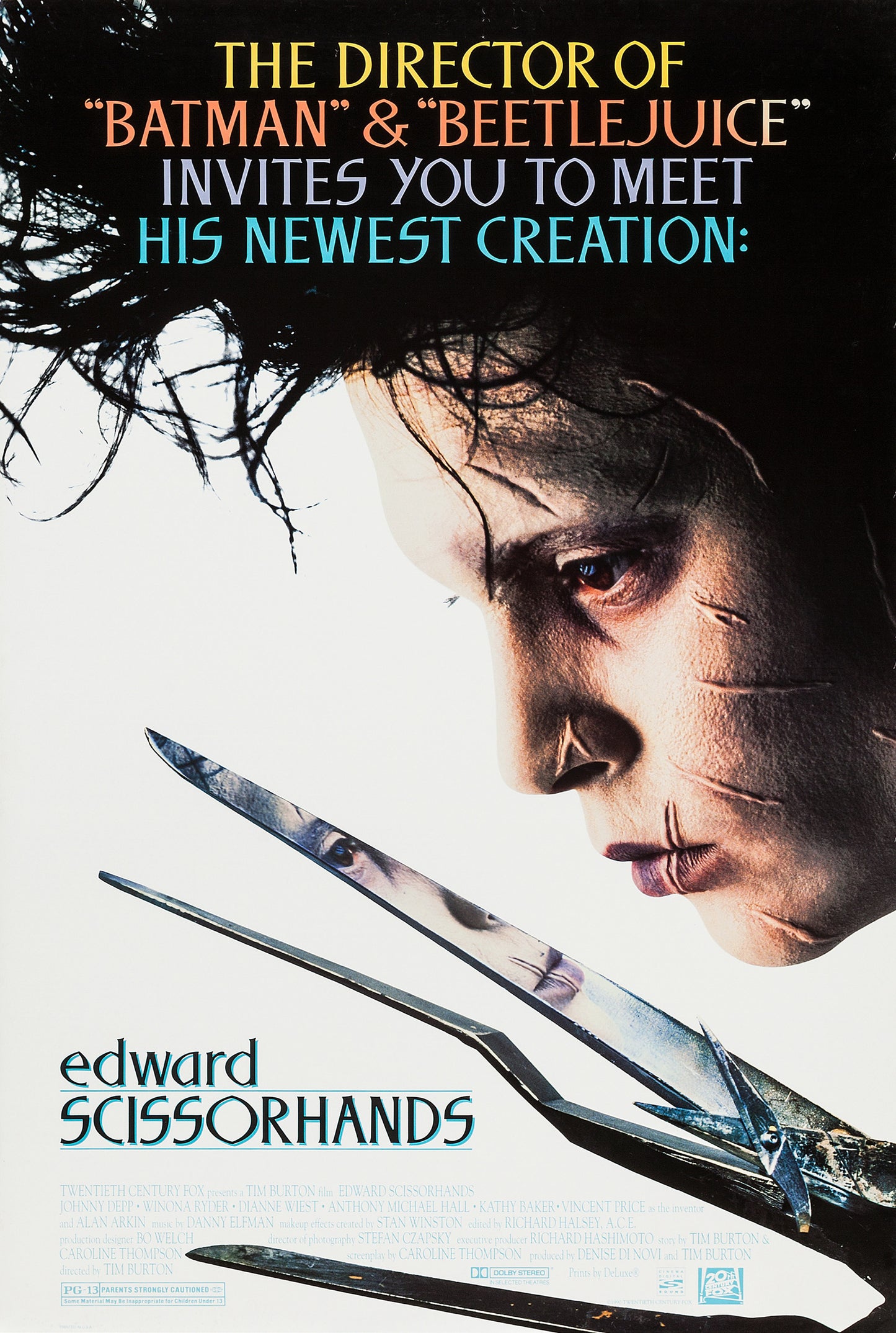 Poster: edward scissorhands