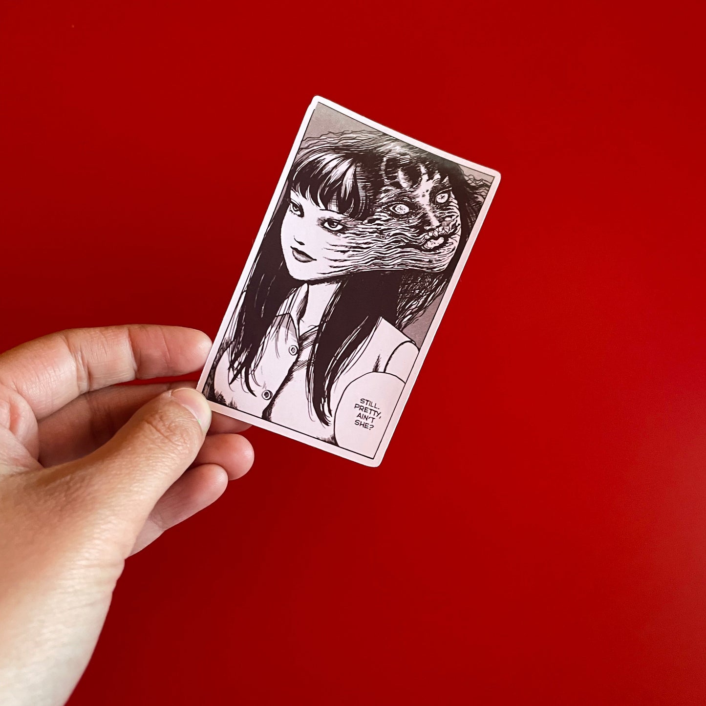 Tomie -Manga Larga (Serigrafía + Stickers + Afiches + Chapitas + Poster)