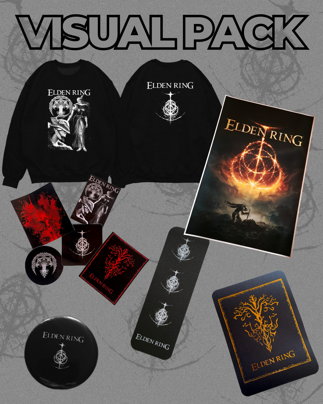 Visual Pack: Elden ring / Polerón polo.