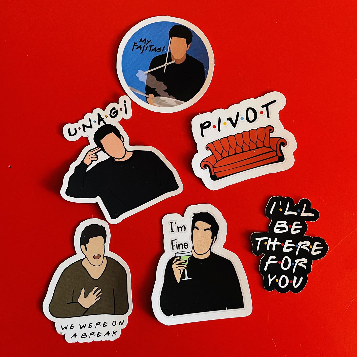 Stickers Pack: Friends/Ross Geller