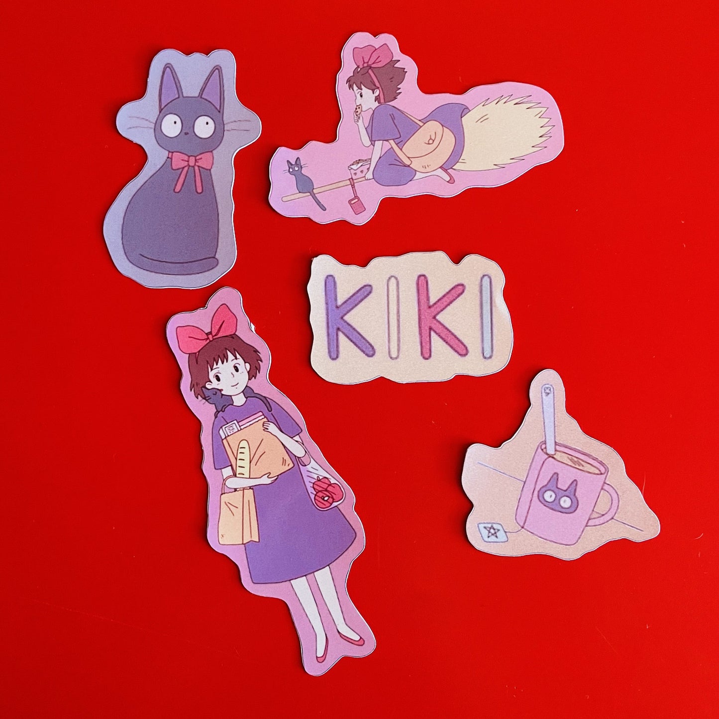 Kiki's Delivery Service - Manga Larga - (Serigrafía + Stickers + Afiches + Chapita+ Poster)