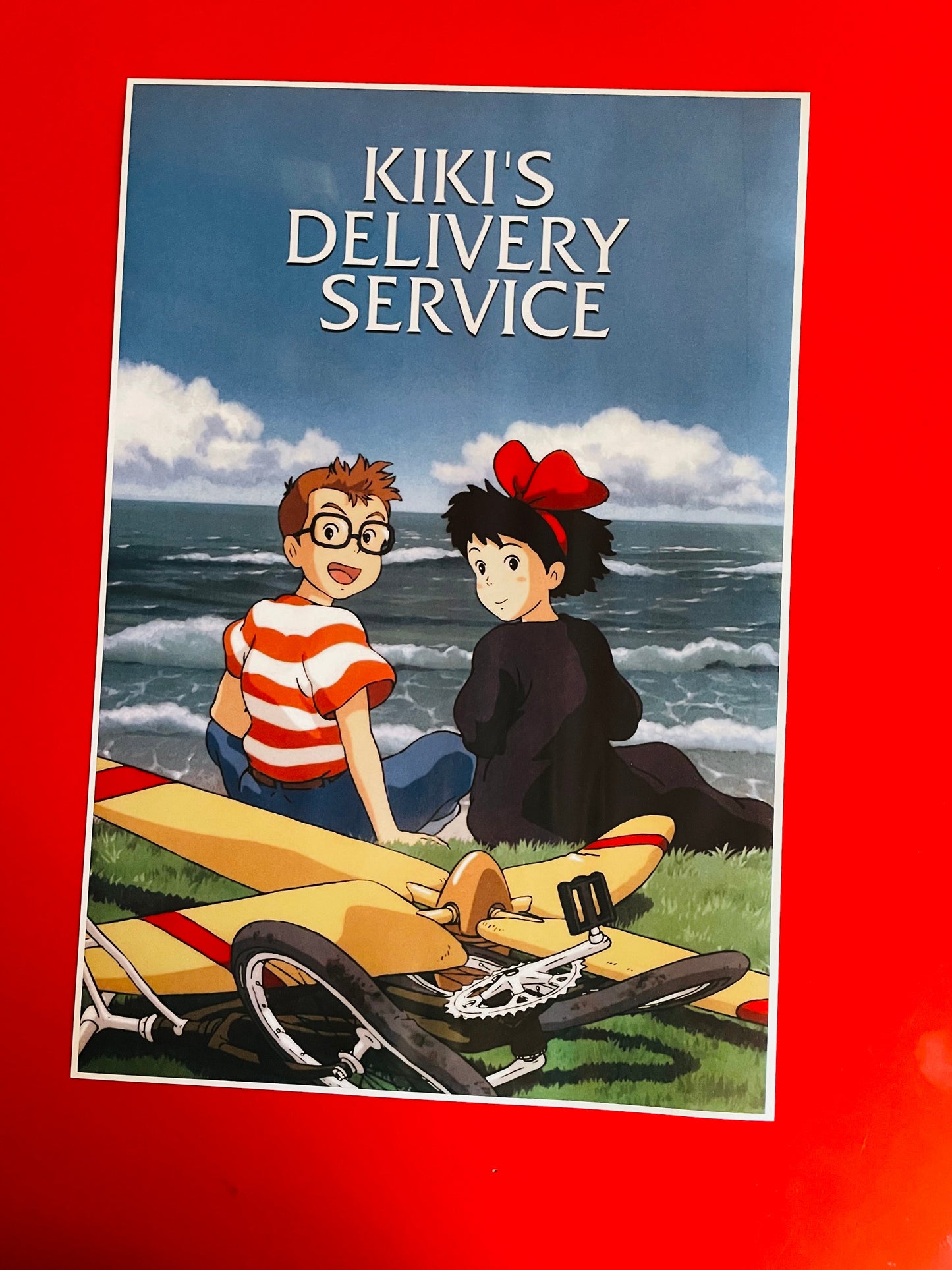 Kiki's Delivery Service - Manga Larga - (Serigrafía + Stickers + Afiches + Chapita+ Poster)