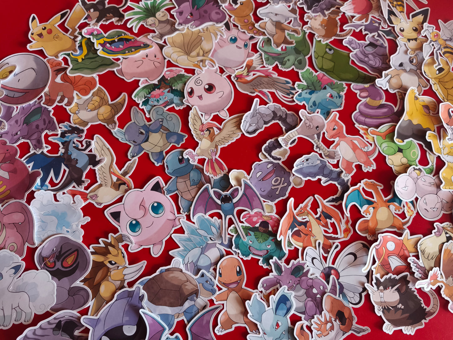 81 Stickers Pokemón