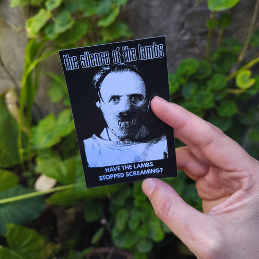 Sticker The silence of the lambs