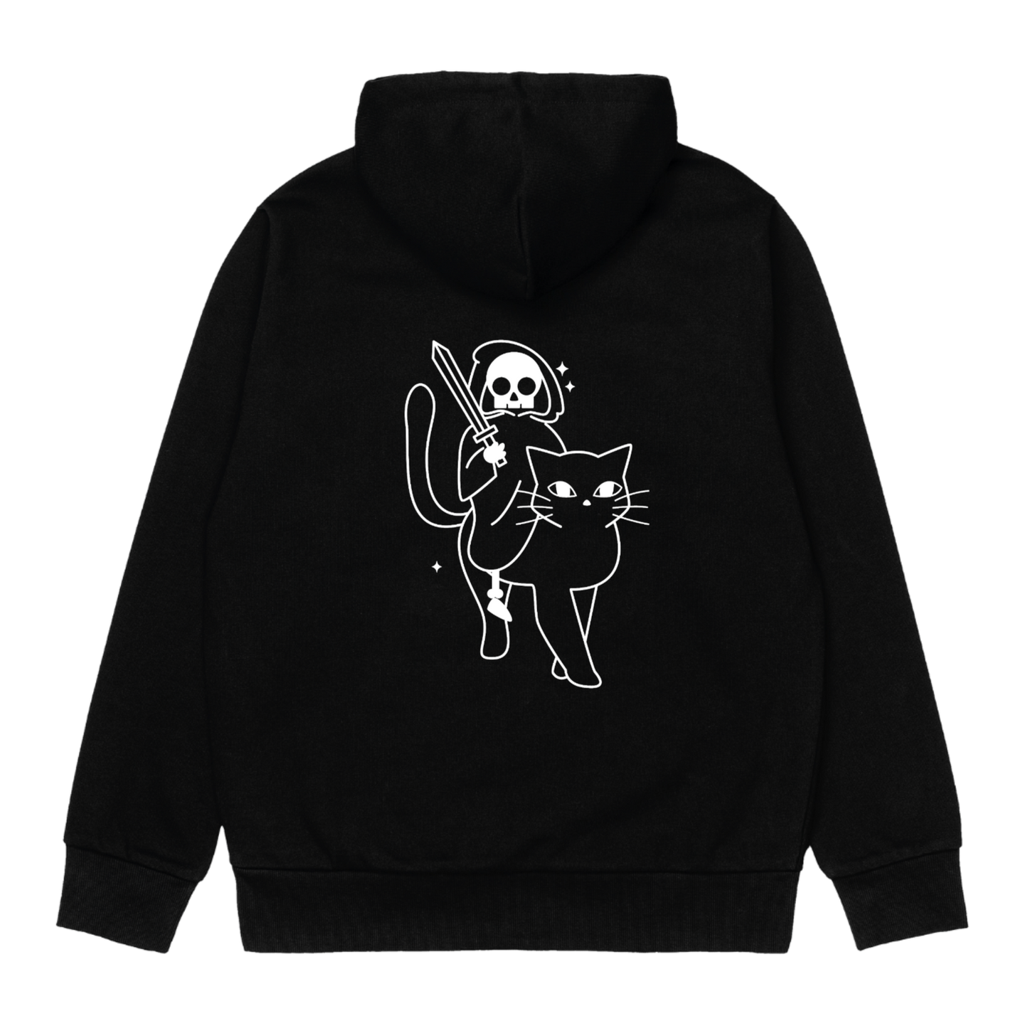 Polerón Canguro - Skull Cat