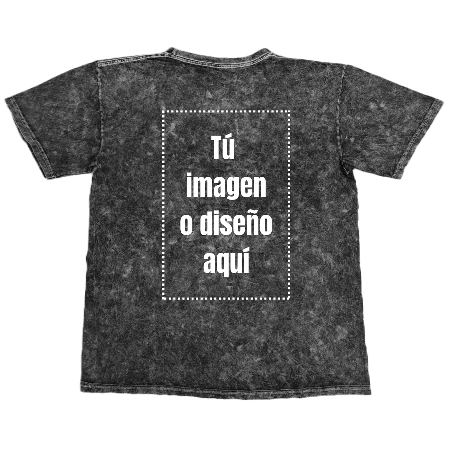 Poleras Personalizadas - Manga Corta/Mineral Wash