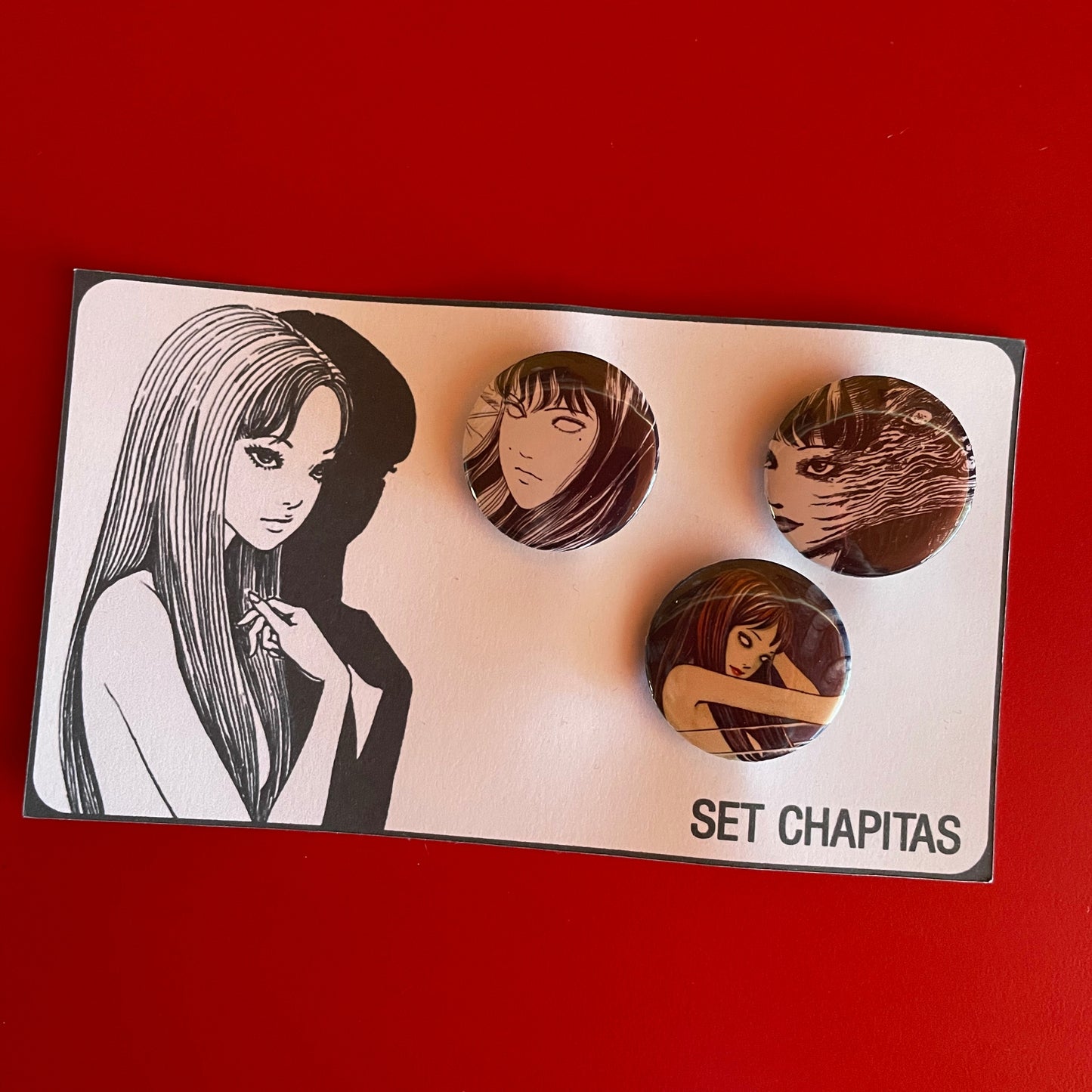 Pack Chapitas tomie