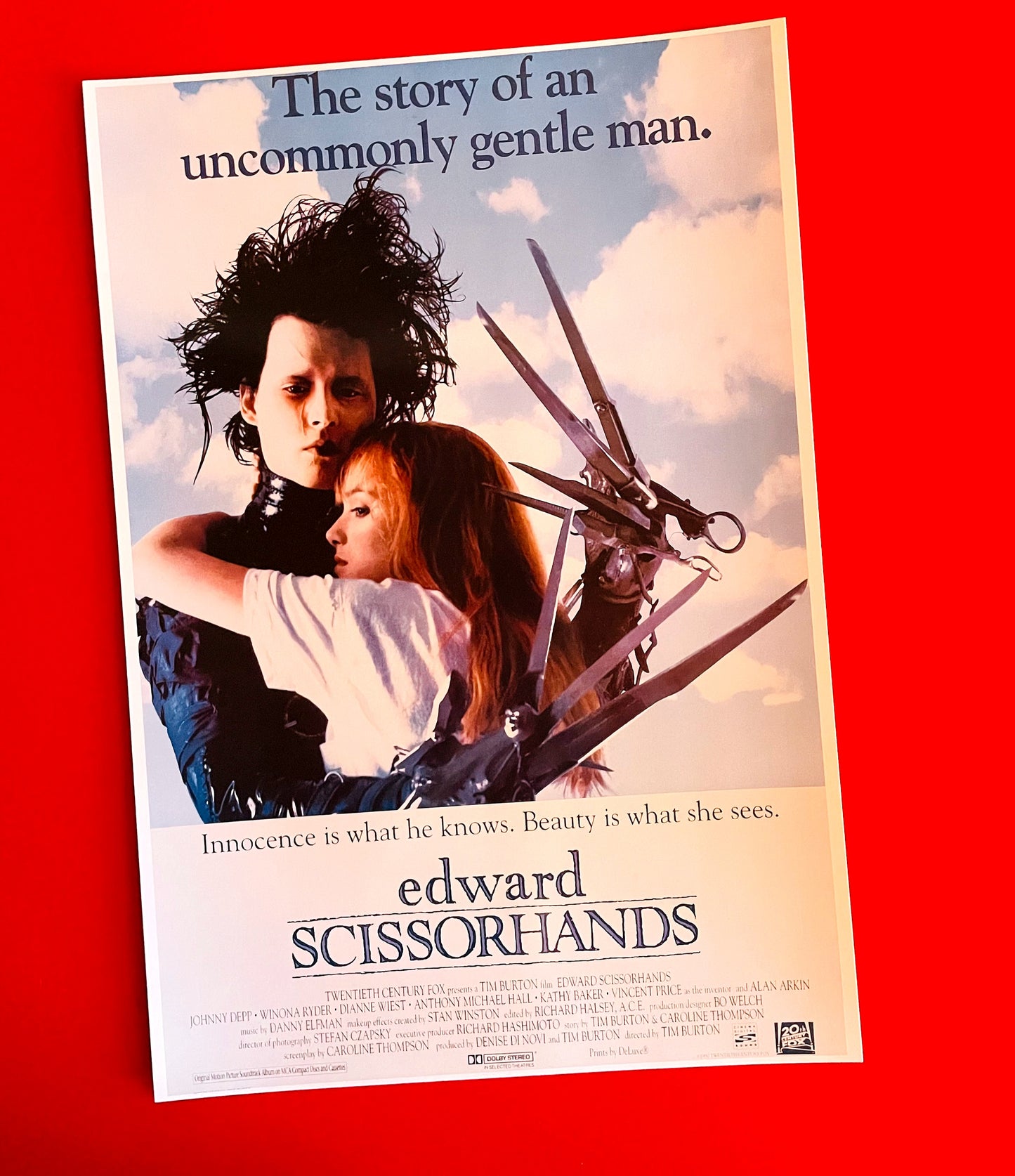 Edward Scissorhands - Postcards + Poster