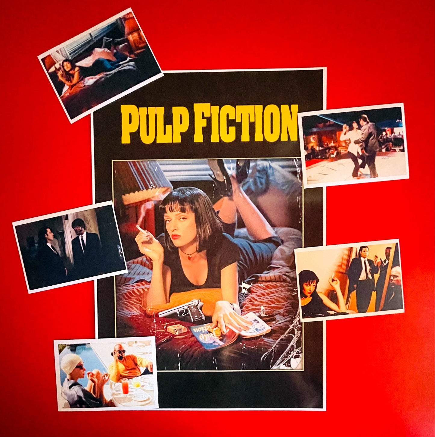Pulp Fiction Postcards Poster Visual Print