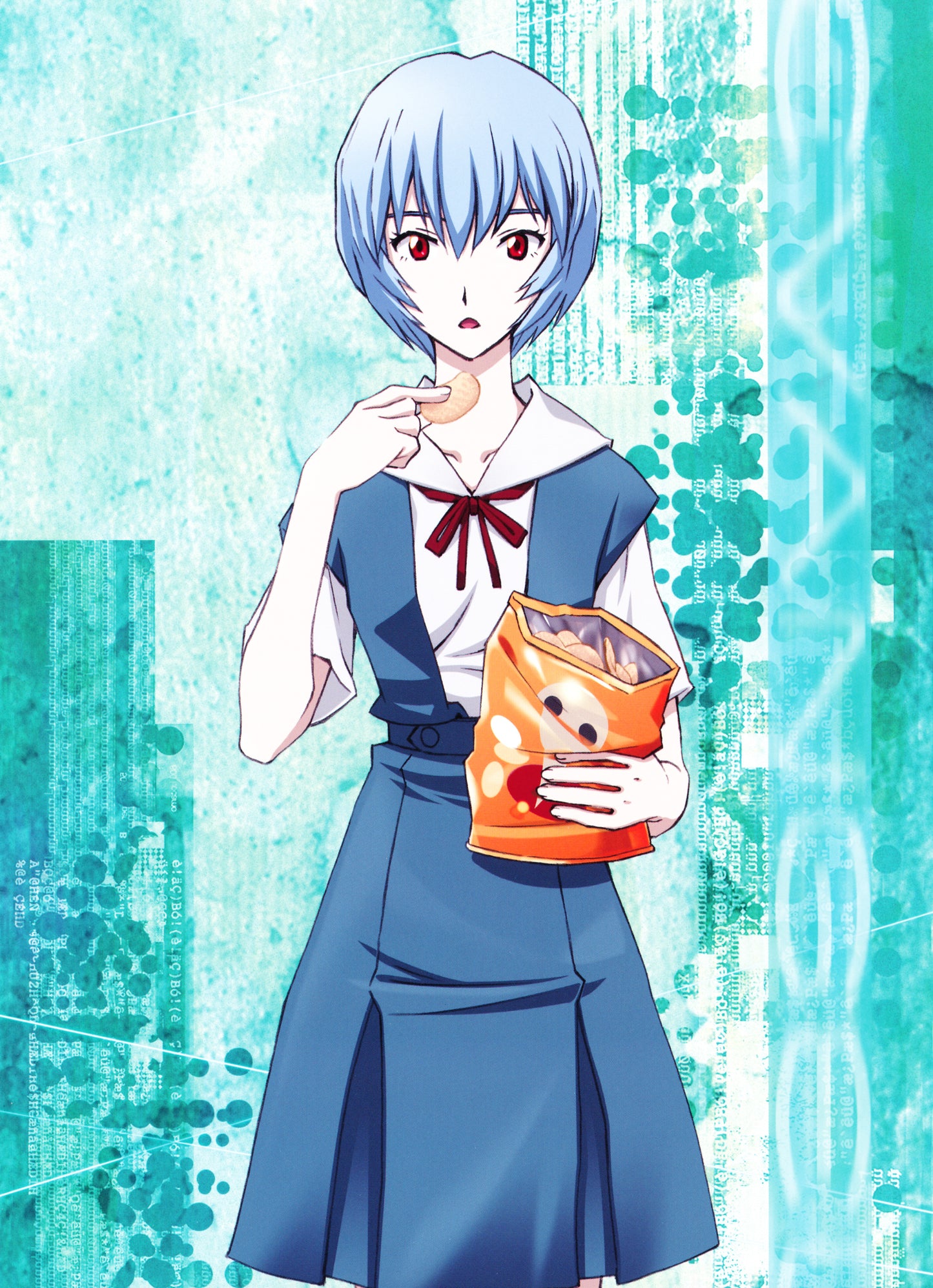 Poster: Evangelion - Rei – Visual Print