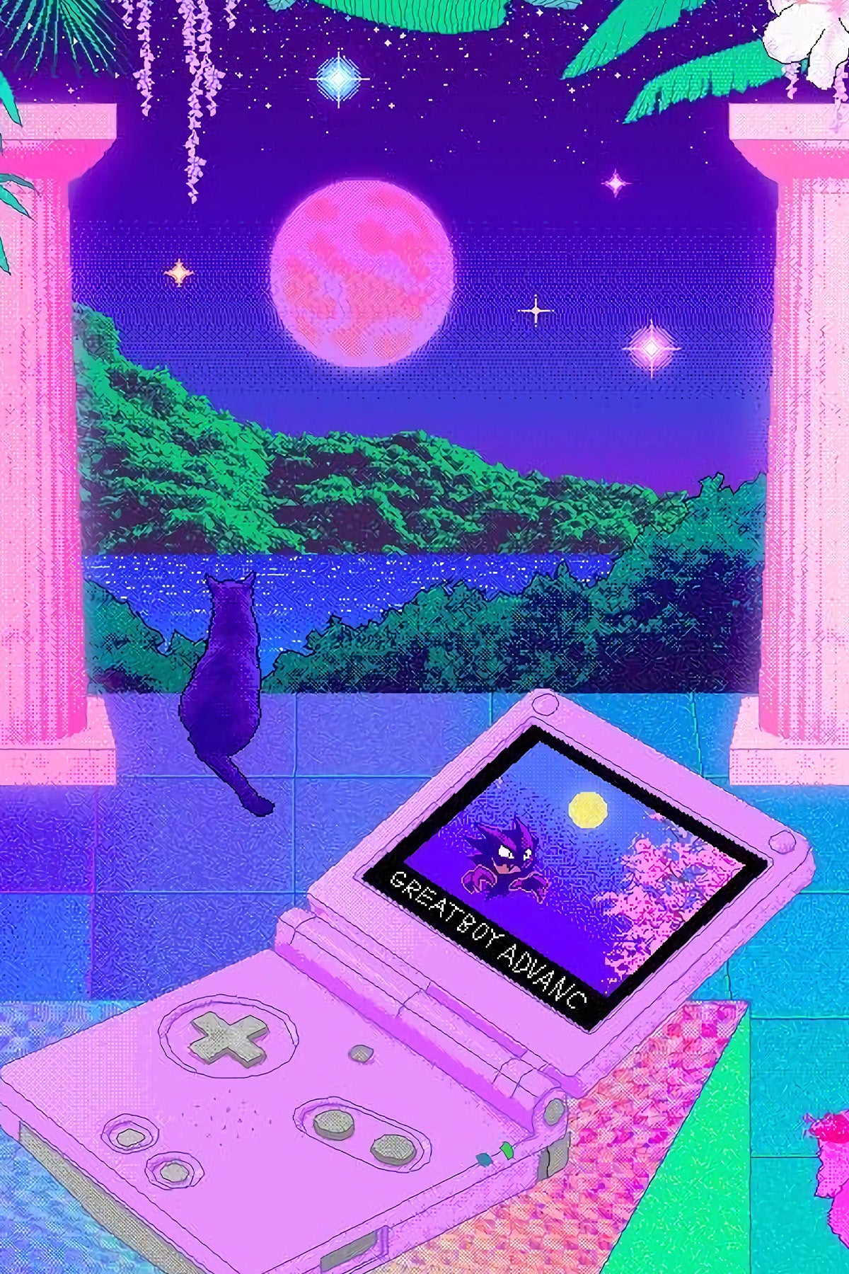 Afiches A4 - Vaporwave