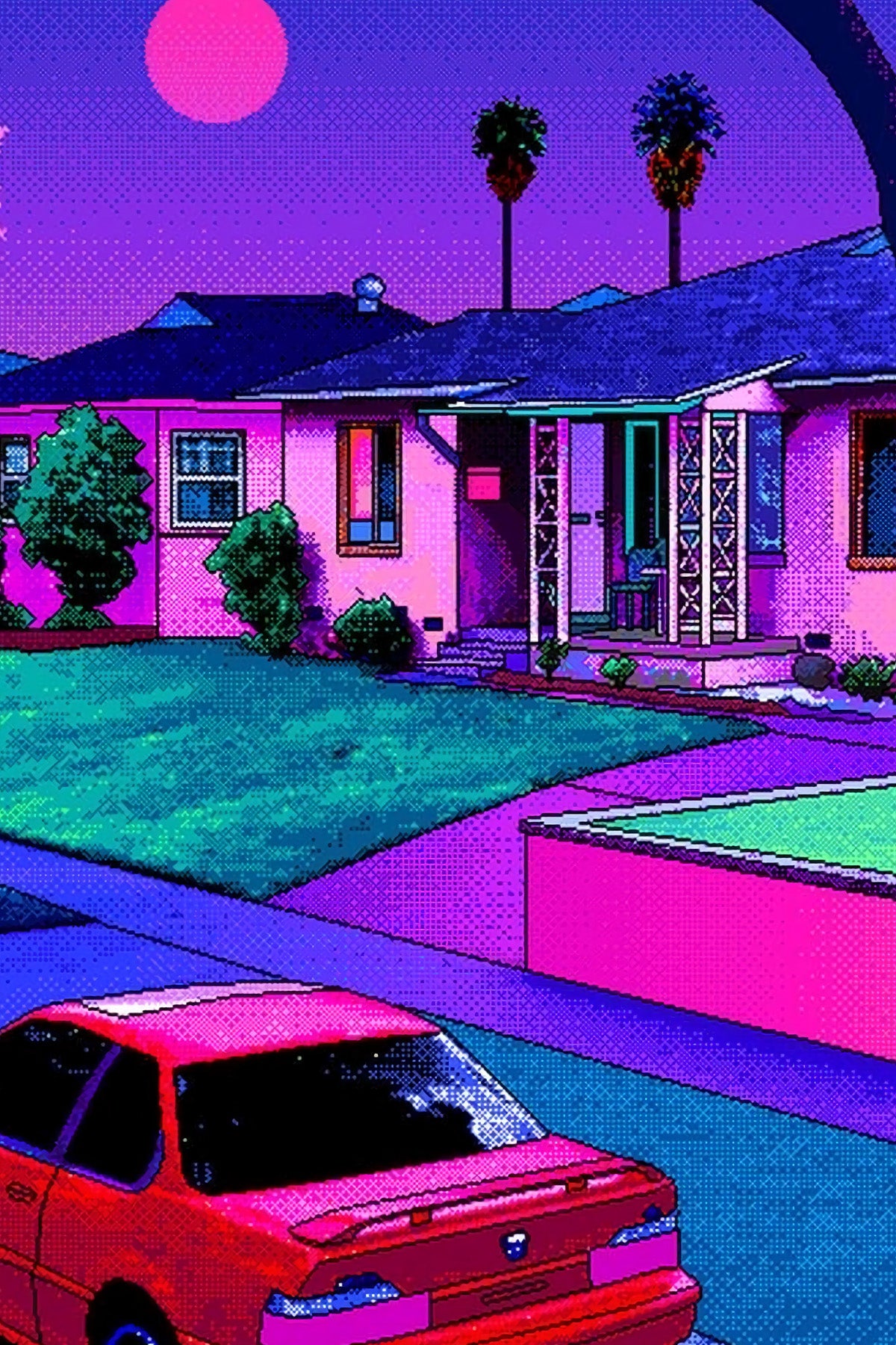 Afiches A4 - Vaporwave