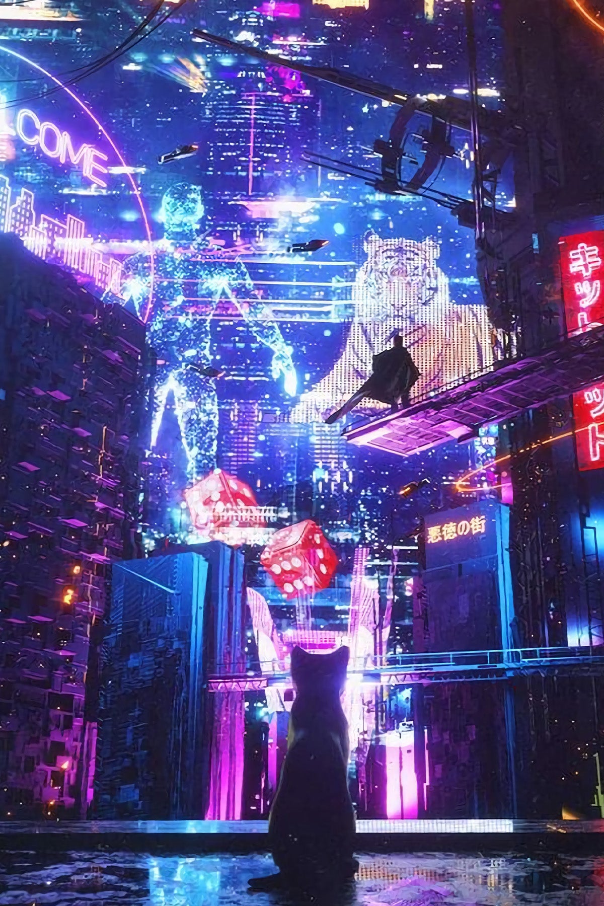 Afiches A4 - Cyberpunk