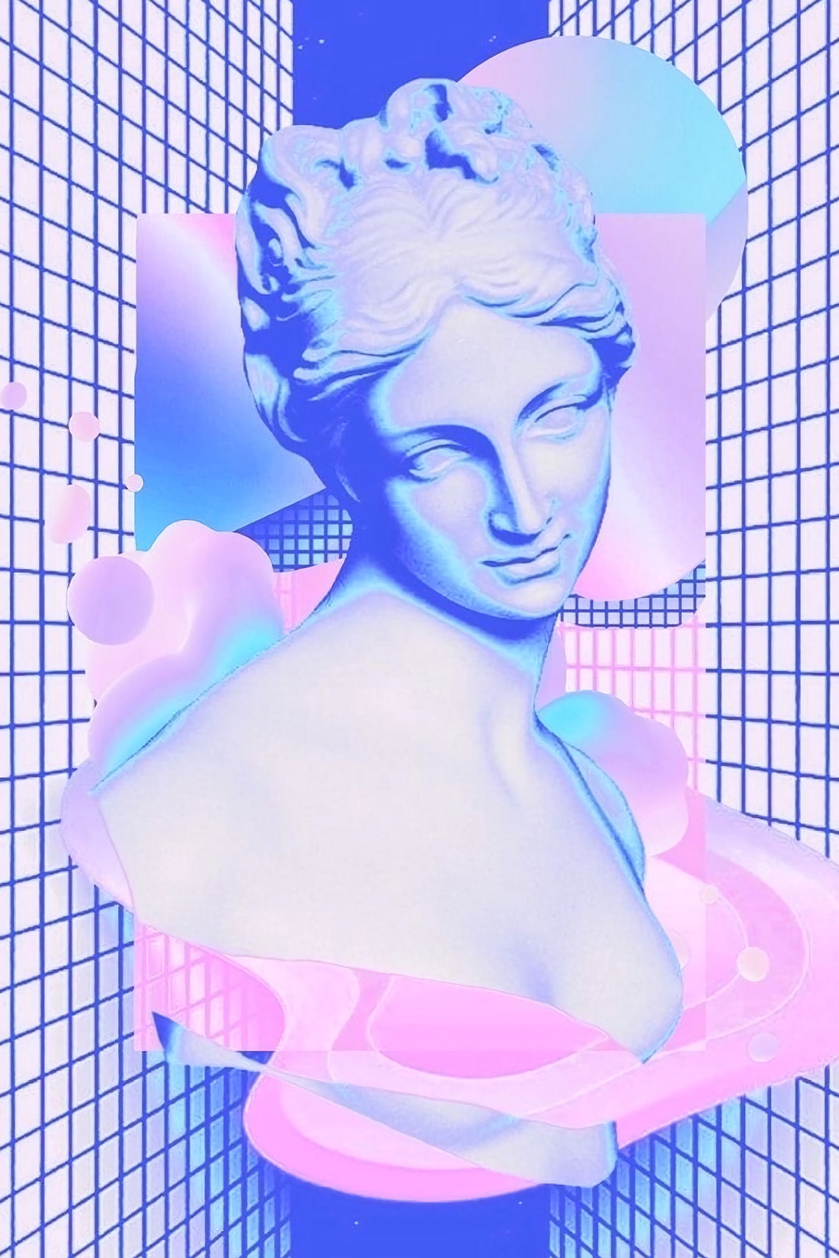 Afiches A4 - Vaporwave