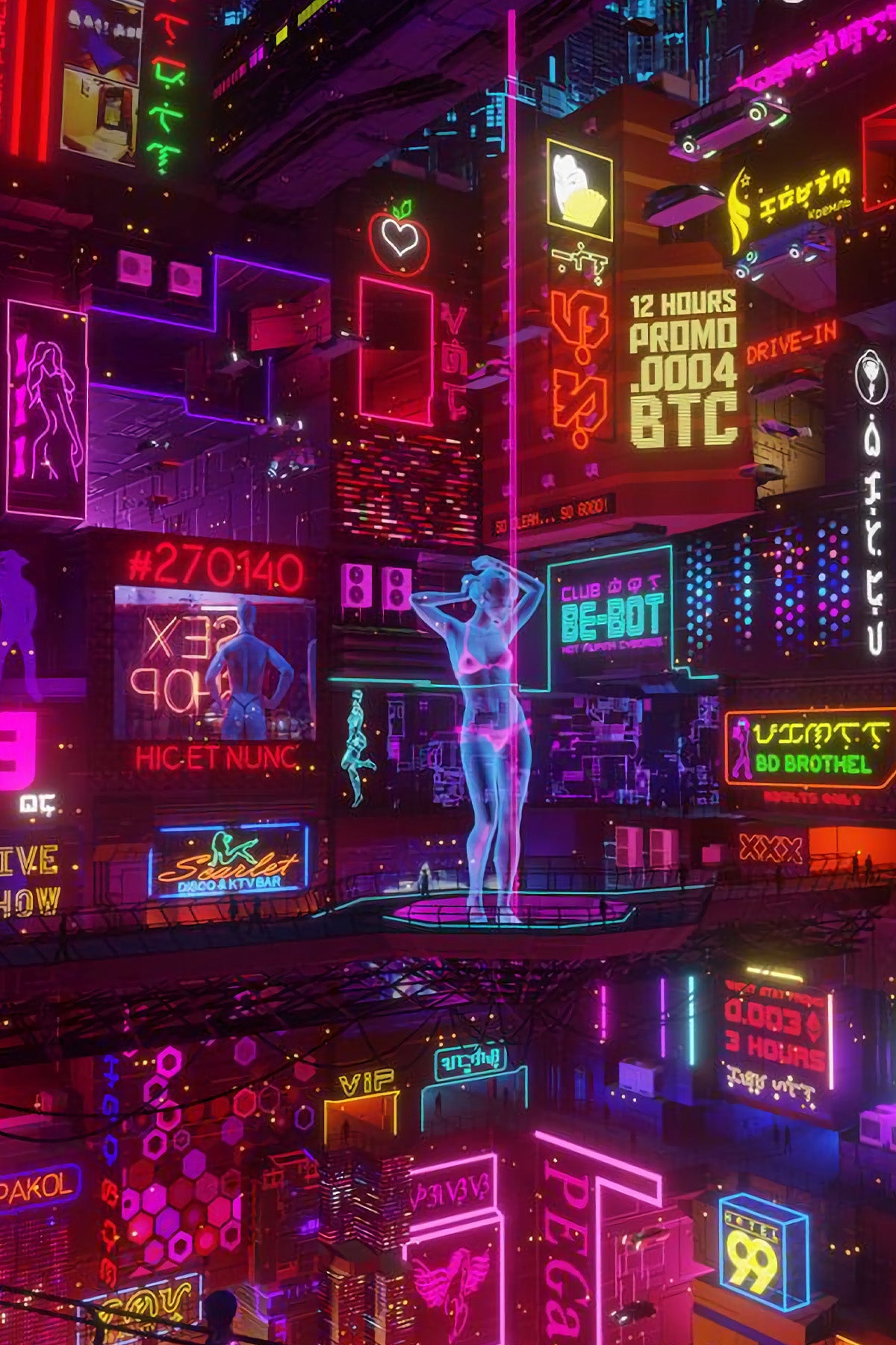 Afiches A4 - Cyberpunk