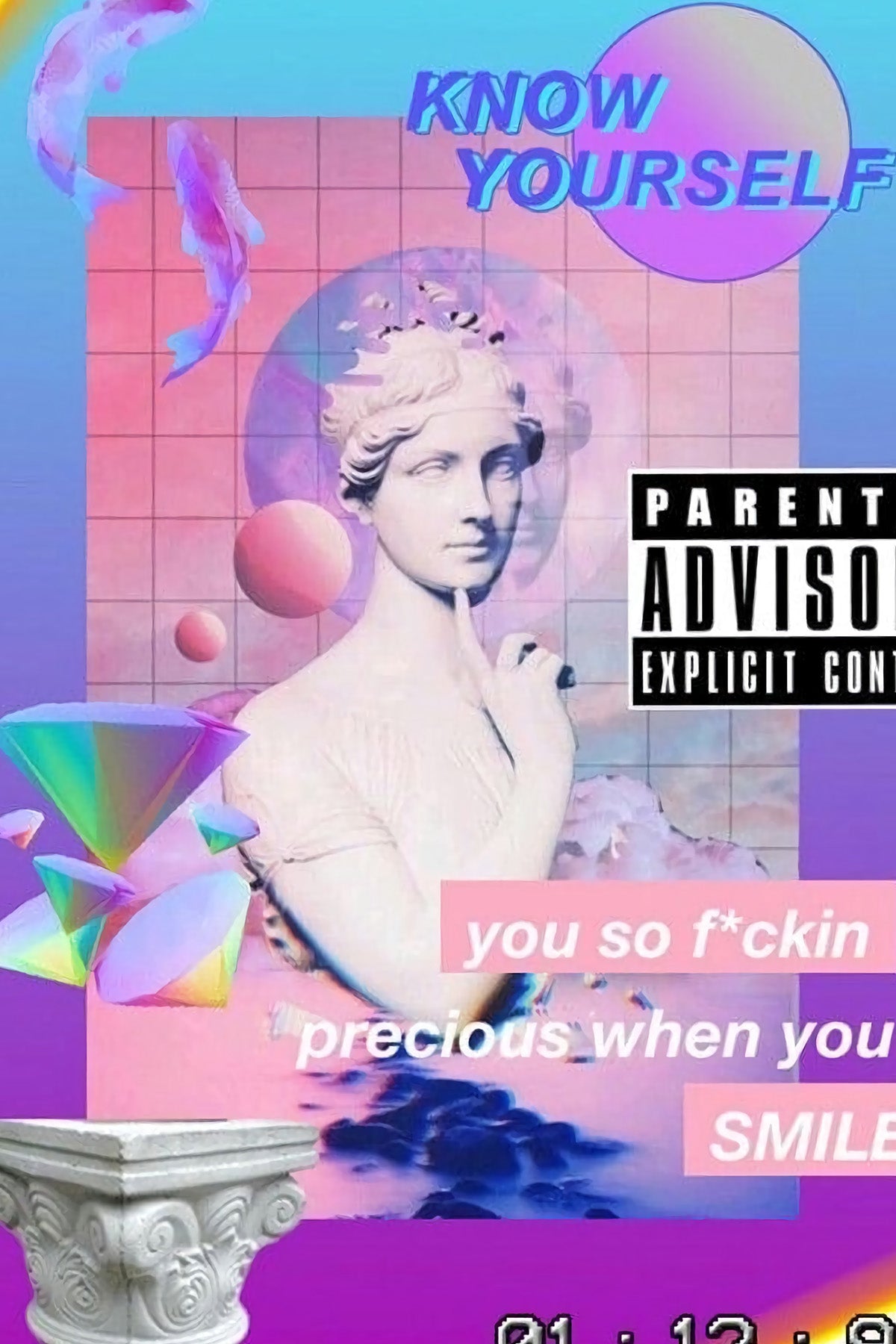 Afiches A4 - Vaporwave