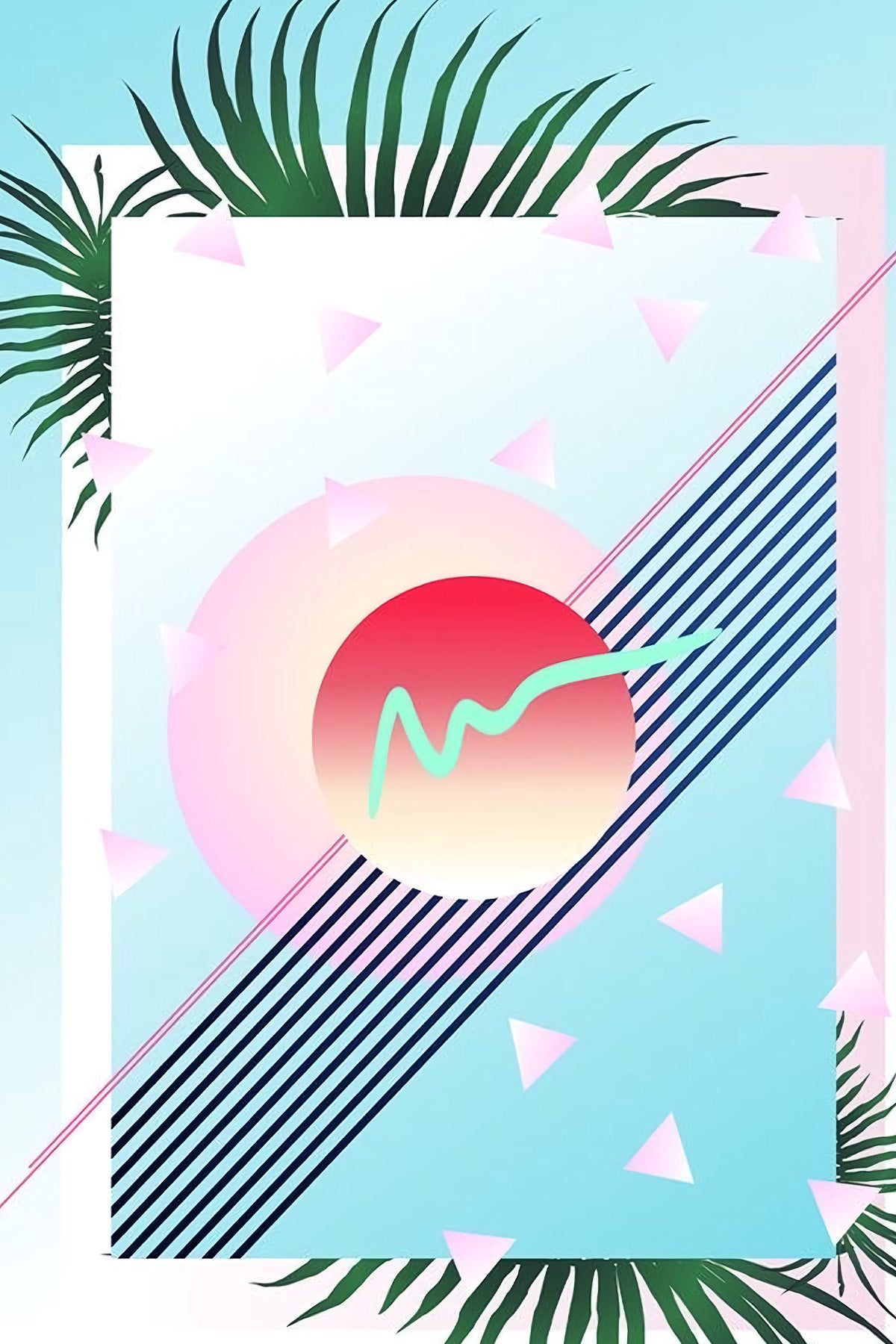 Afiches A4 - Vaporwave