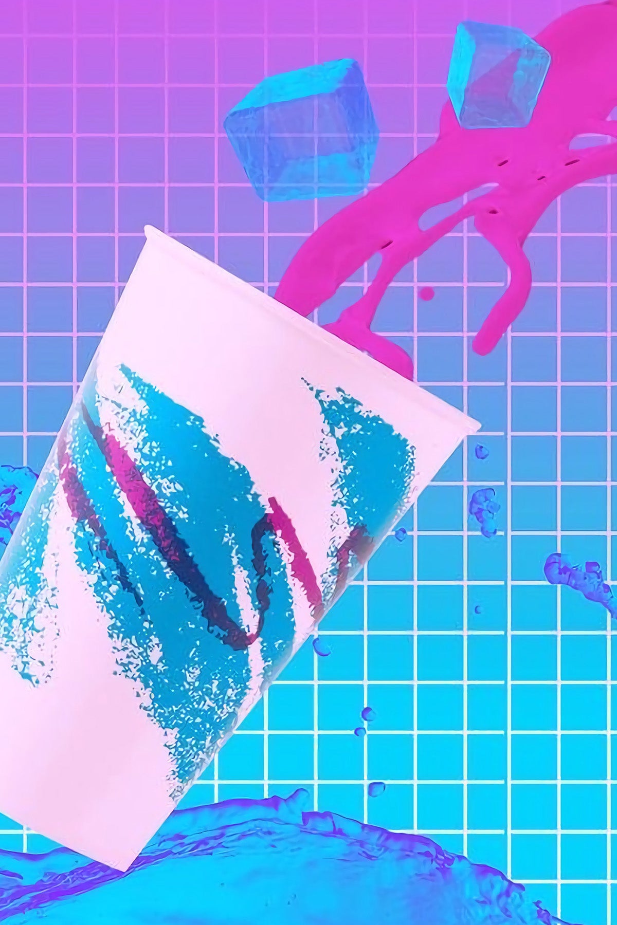 Afiches A4 - Vaporwave