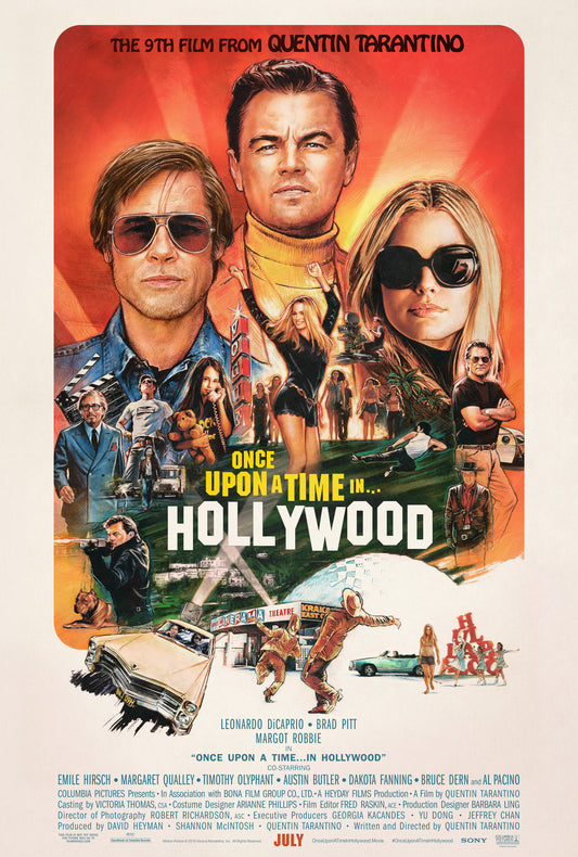 Poster: Once Upon a Time in Hollywood