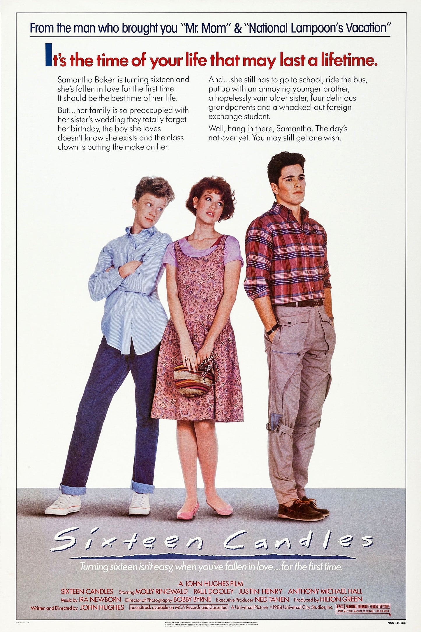 Poster: sixteen candles